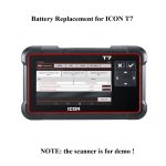 Battery Replacement for ICON T7 Diagnostic Scan Tool